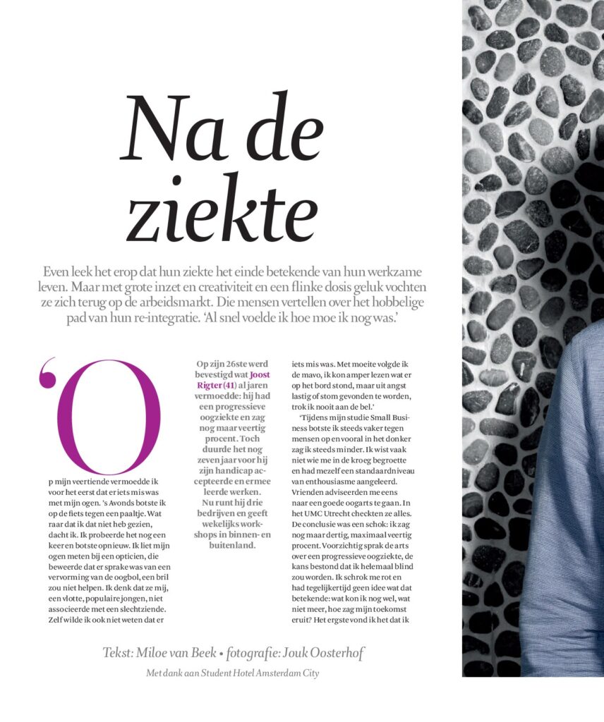Na de ziekte (cover)